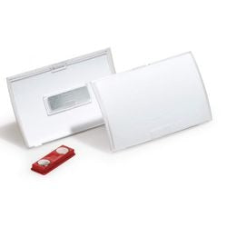 Plaque signalétique durable sans marque sans marque pliable avec aimant, plastique, 10 ve 75 x 40 mm