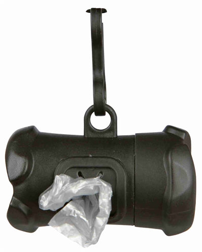 Porte-sac à crottes en forme d'os Trixie avec sacs à crottes assortis