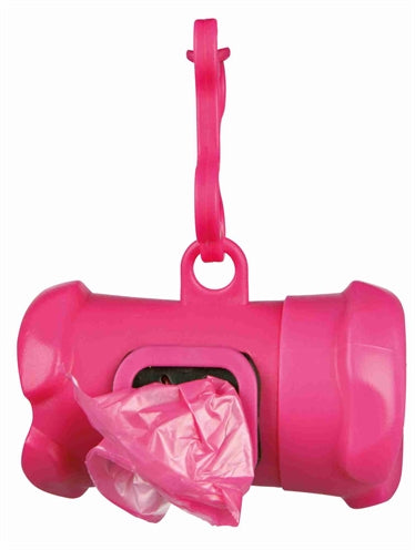 Porte-sac à crottes en forme d'os Trixie avec sacs à crottes assortis