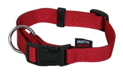 Collier Martin basic nylon rouge