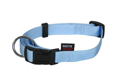 Col Martin basique nylon bleu