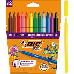 Bic feutres visa assortis 12 pcs