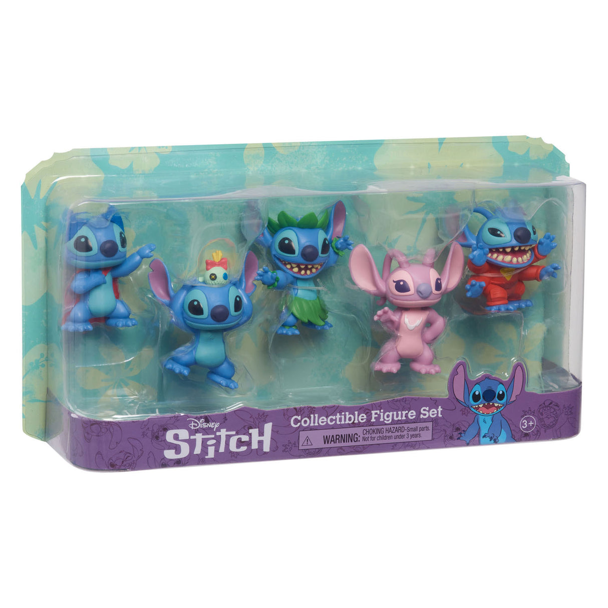 Spectron Disney Stitch - lot de 5 figurines de jeu