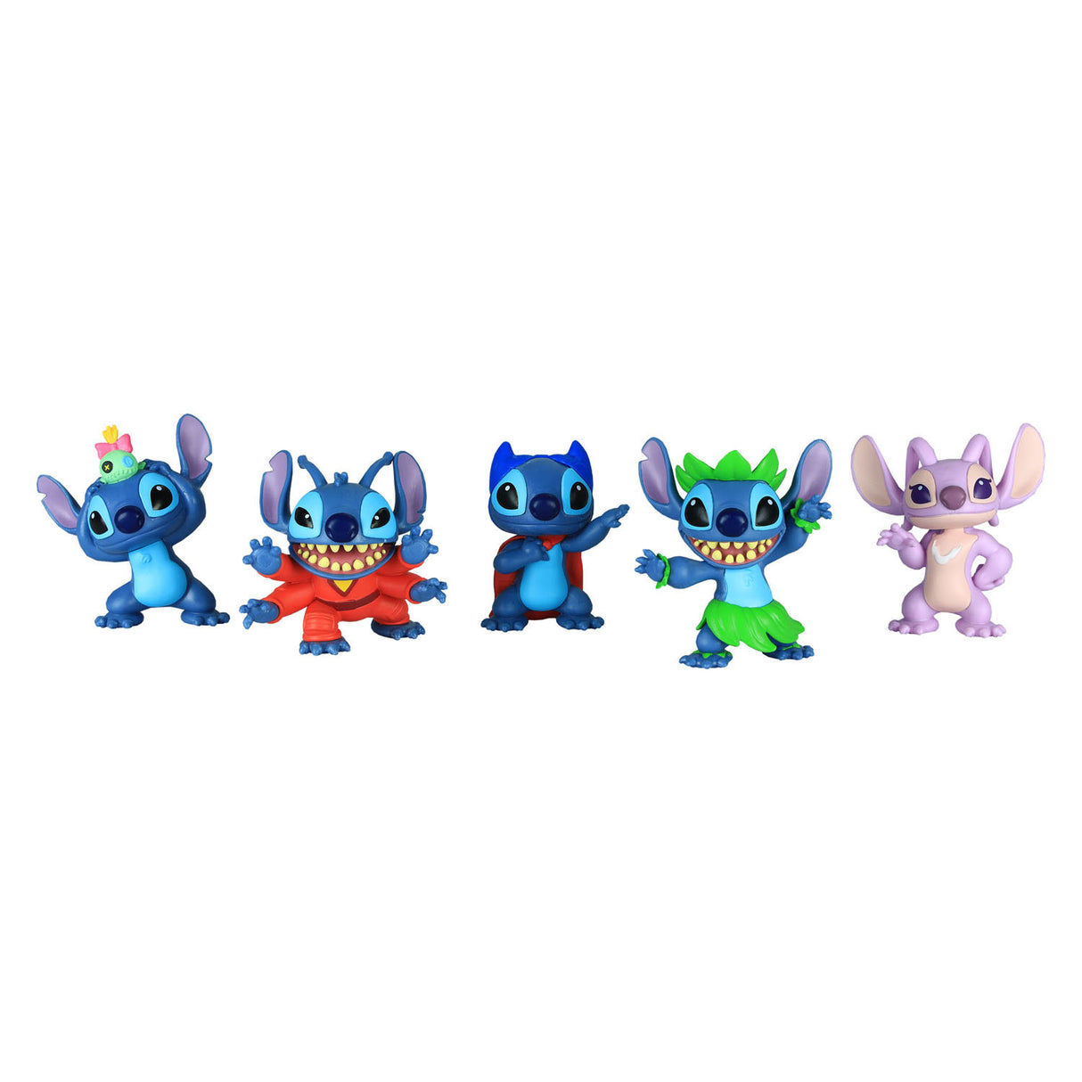 Spectron Disney Stitch - lot de 5 figurines de jeu