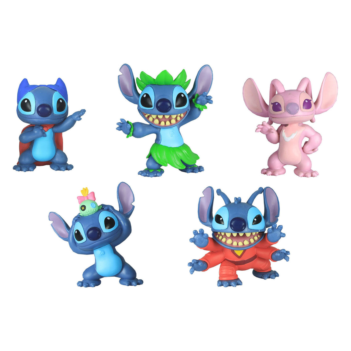Spectron Disney Stitch - lot de 5 figurines de jeu