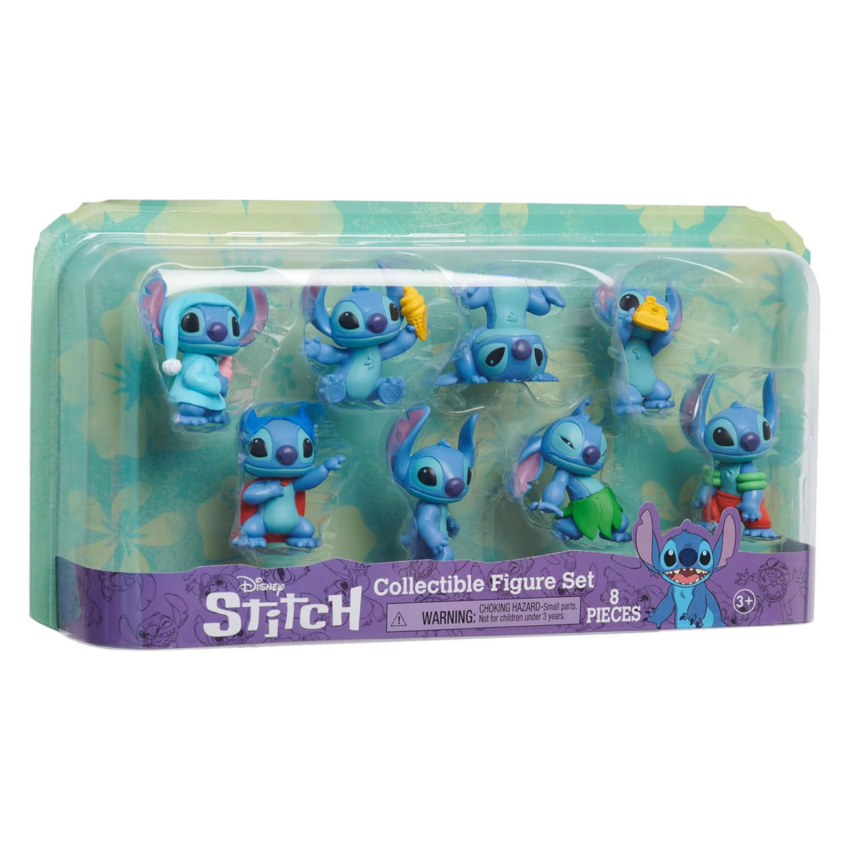 Disney Stitch - lot de 8 figurines de jeu