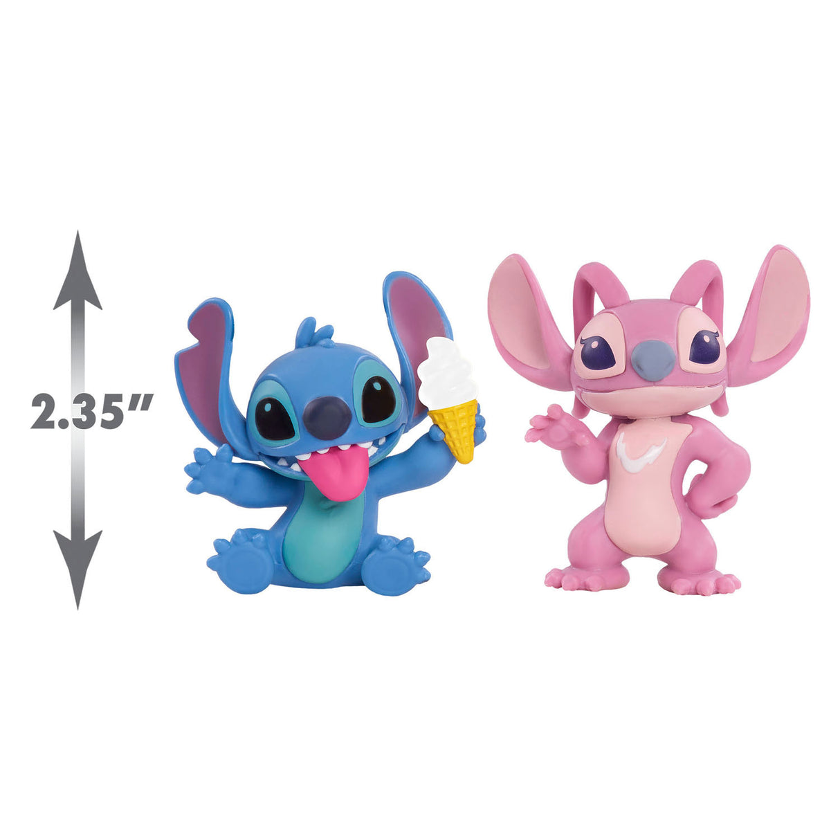 Pack de 2 figurines Spectron Stitch Ange et glace Stitch