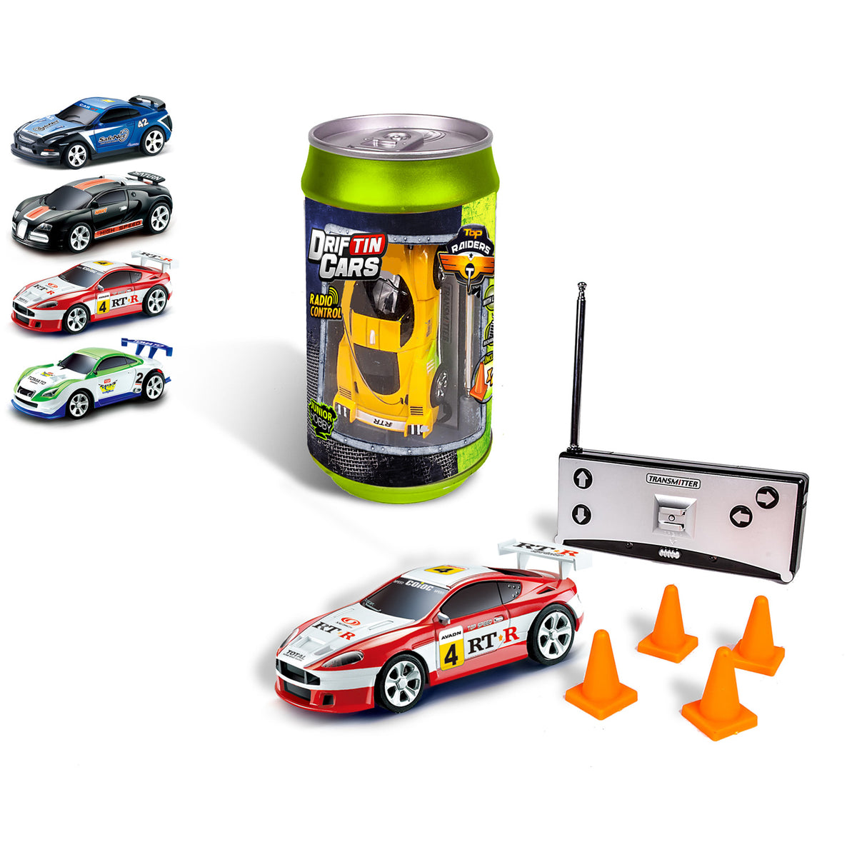 Mini voiture de course en canette