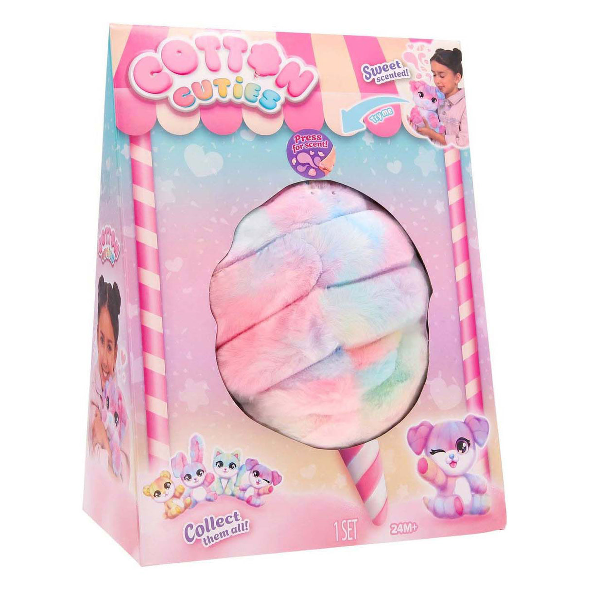 Chiot mignons en coton