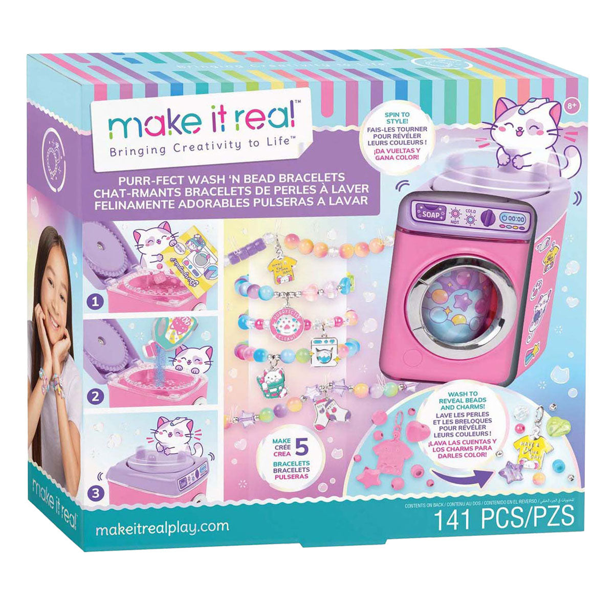 Fabriquer des bracelets Wash 'n Bead Spectron ronronnants