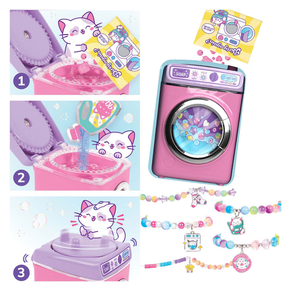 Fabriquer des bracelets Wash 'n Bead Spectron ronronnants