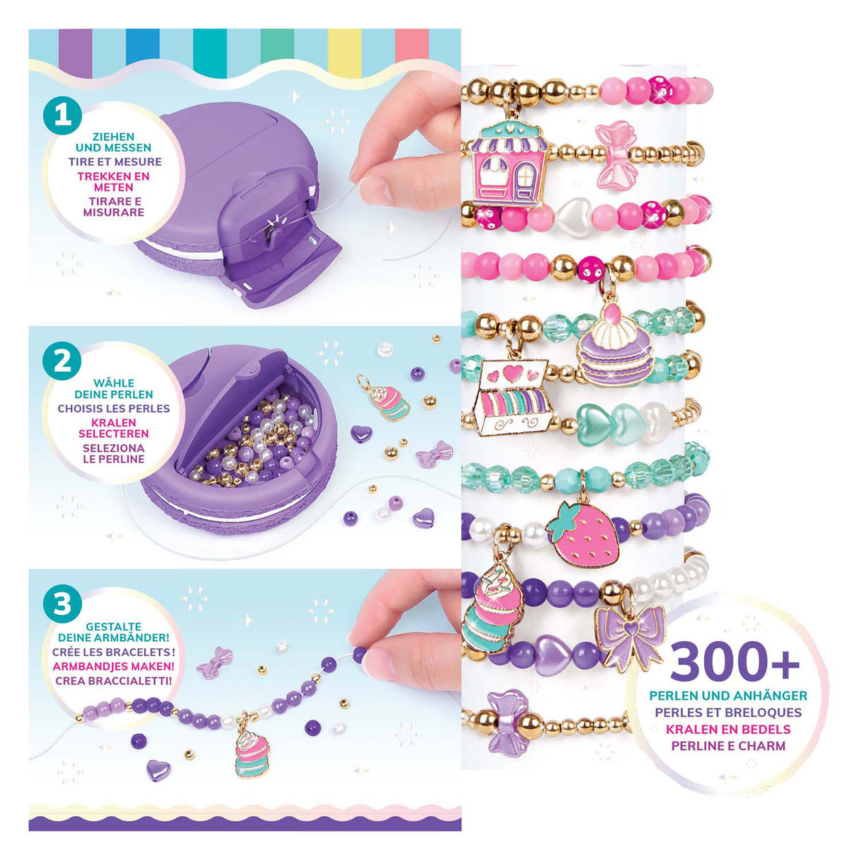 Make it real - macarons bracelet studio - réalisez 12 bracelets uniques