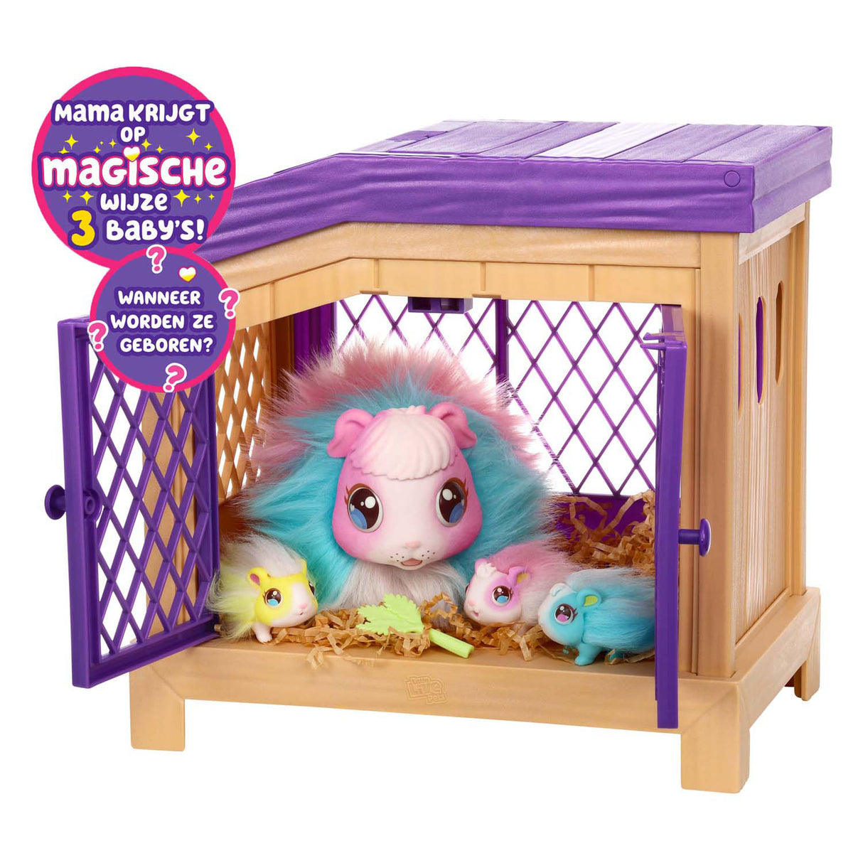 Spectron petits animaux vivants maman surprise animal interactif arc-en-ciel