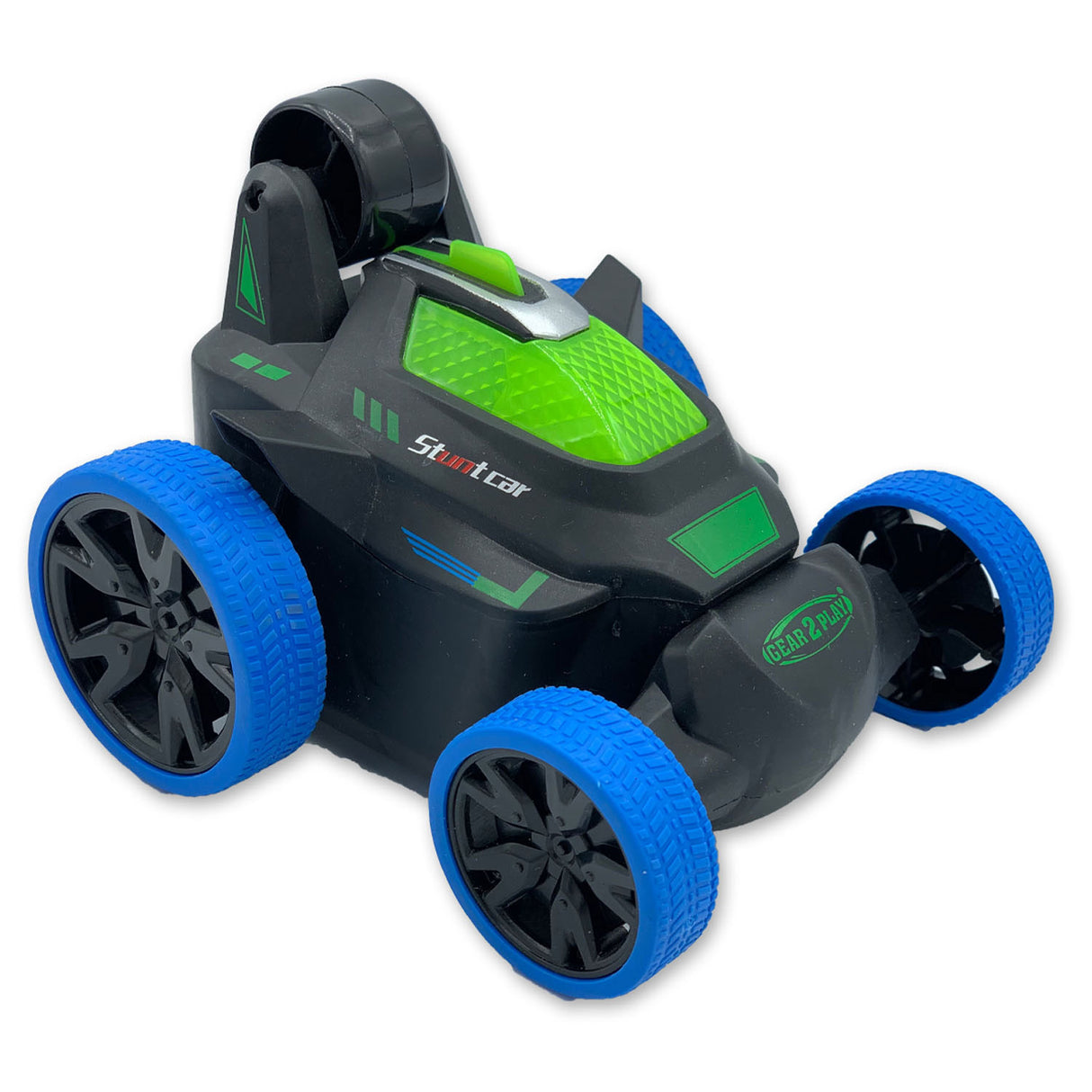Gear2play rc stunt roll stunt car bleu - voiture contrôlable