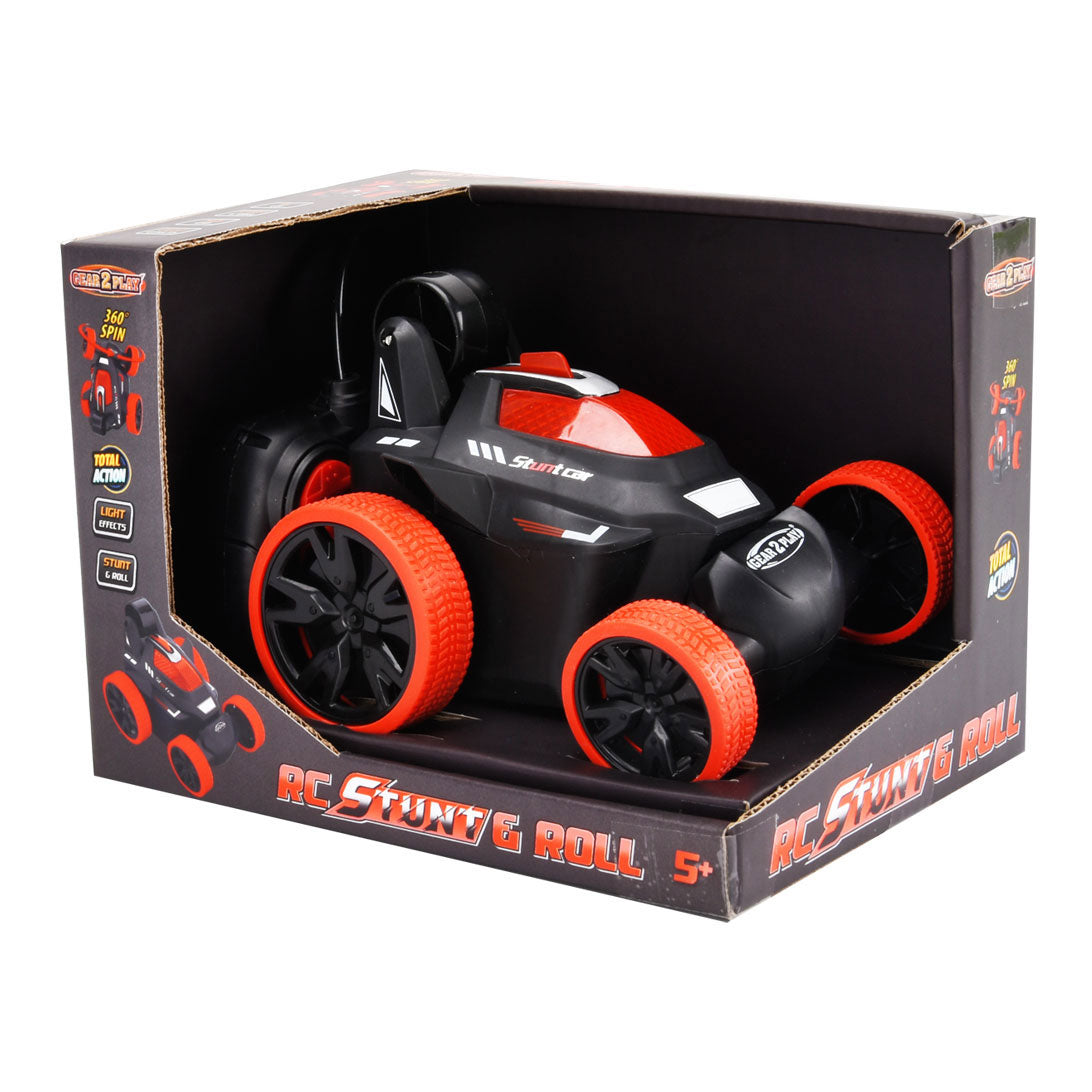 Gear2play RC stunt roll voiture contrôlable rouge