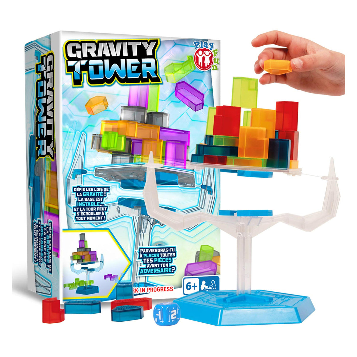 Jeu d'équilibre de la tour à gravité Spectron
