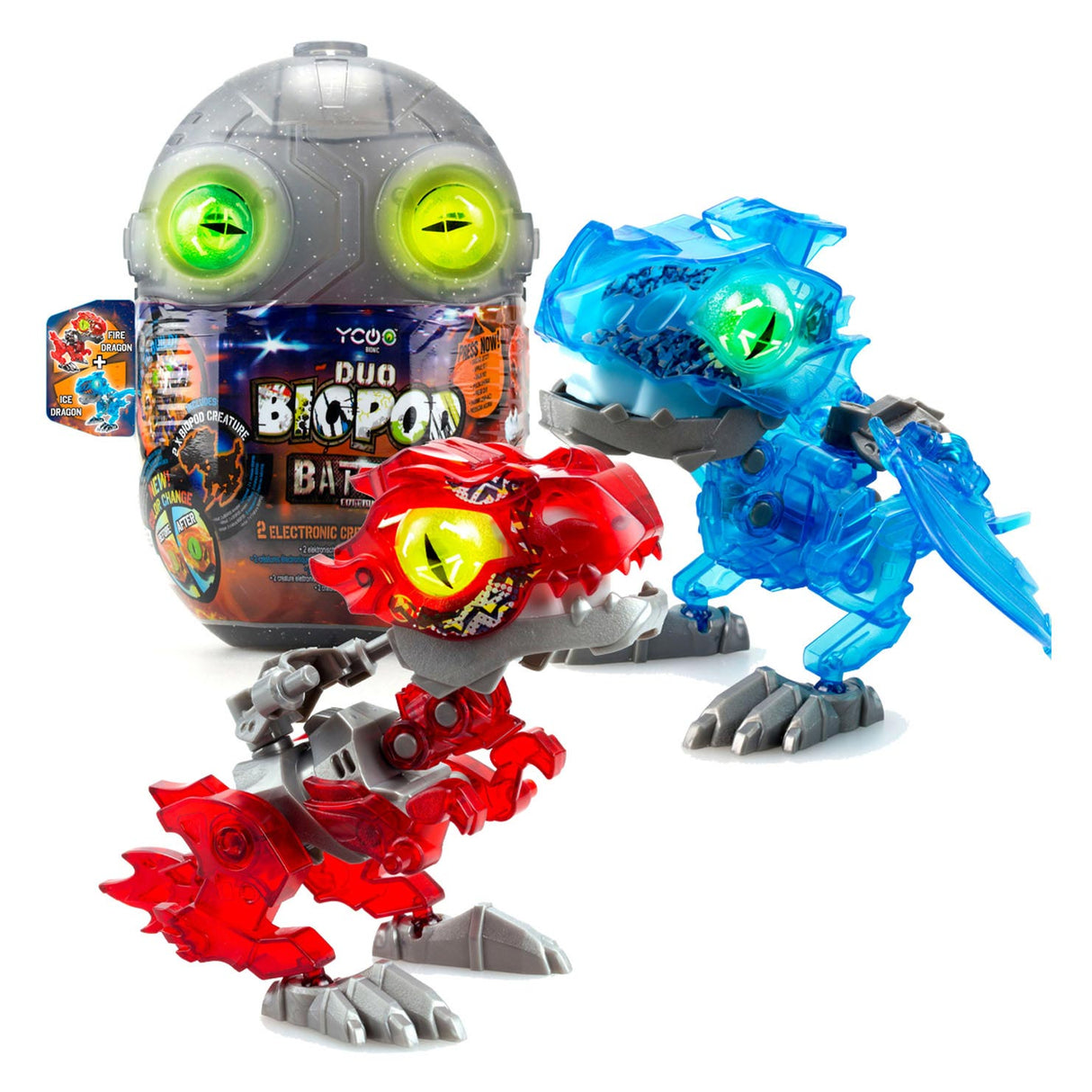 Duo de combat de biopodes Silverlit dino