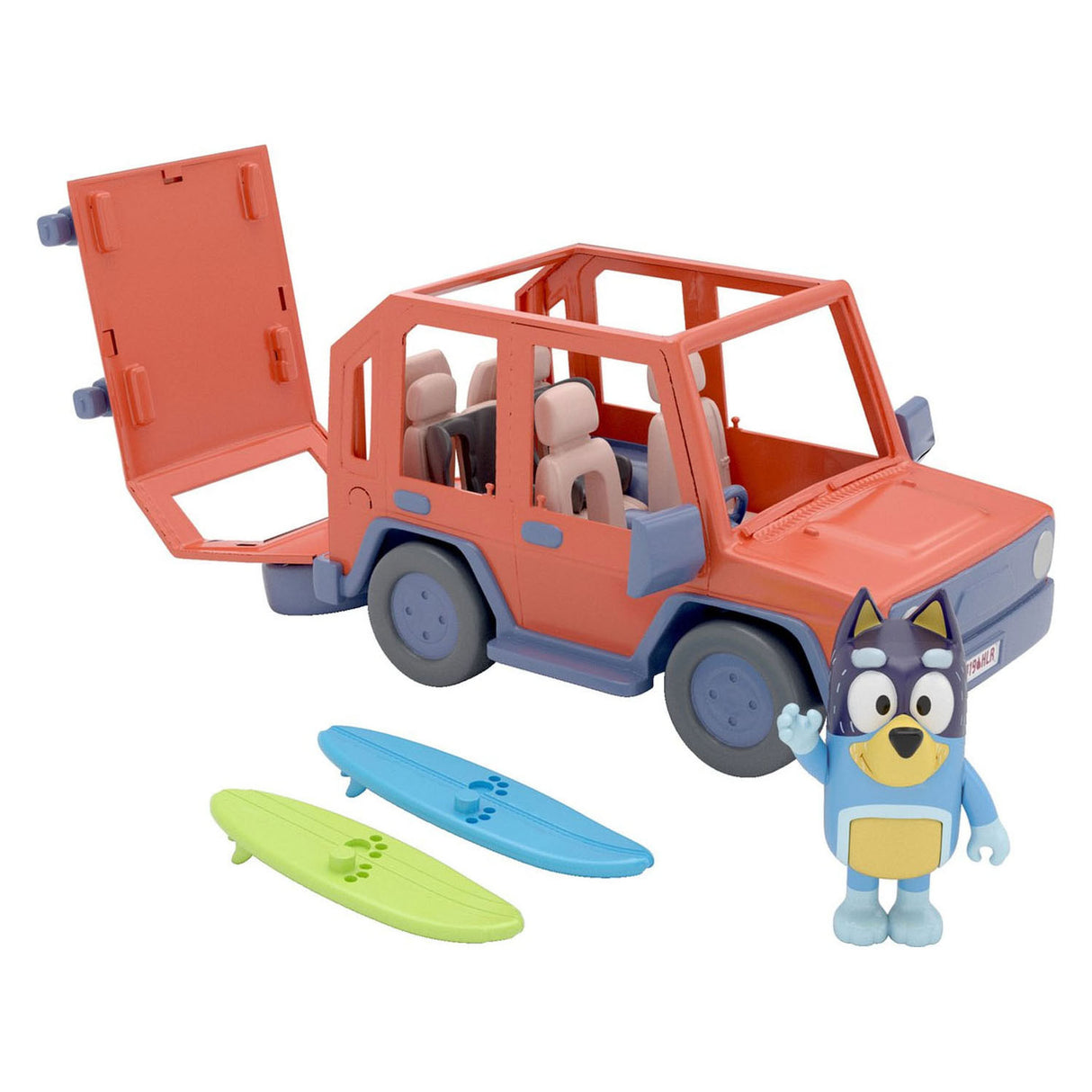 Voiture de jeu Spectron bluey avec accessoires