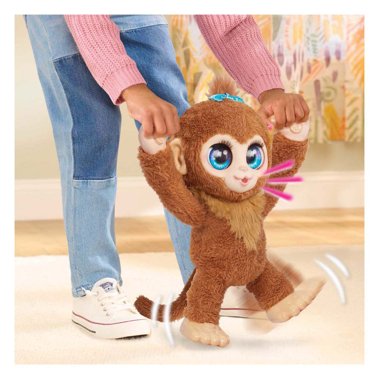 Jouez simplement à Furreal Peanut, le singe espiègle - singe en peluche interactif