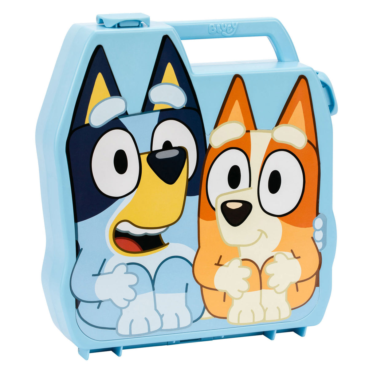 Mallette de rangement Bluey avec 8 figurines