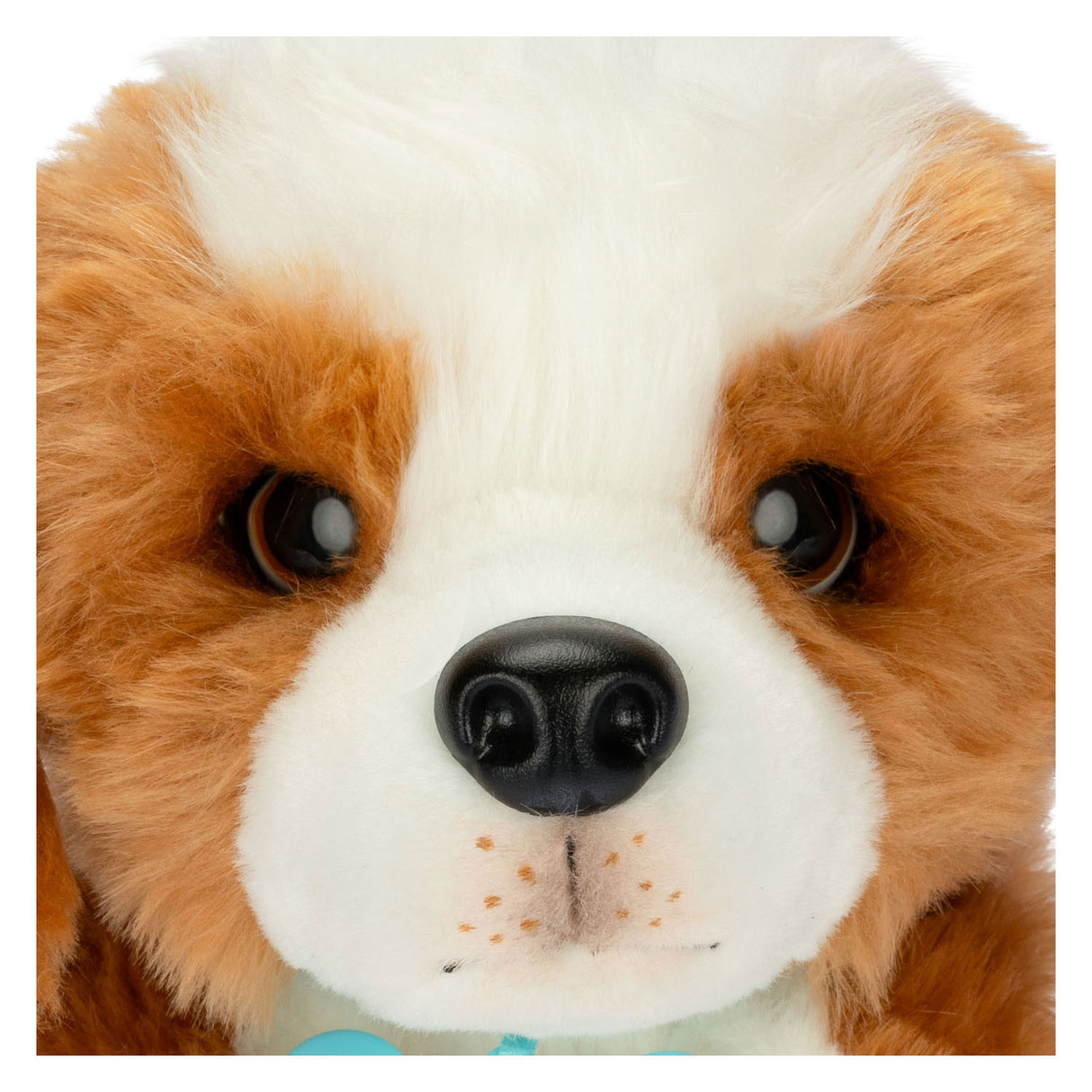 Petits animaux vivants, mon vrai chiot en peluche en cage