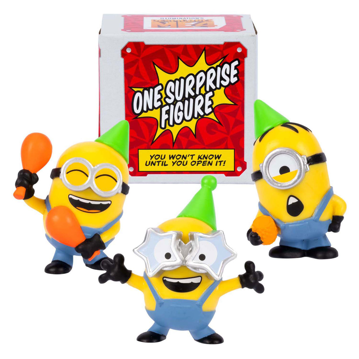 Moose Toys Moi, Moche et Méchant 4 - Pack de 4 figurines de jeu Avl Squad