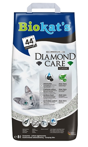 Litière pour chat Biokat Diamond Care Classic