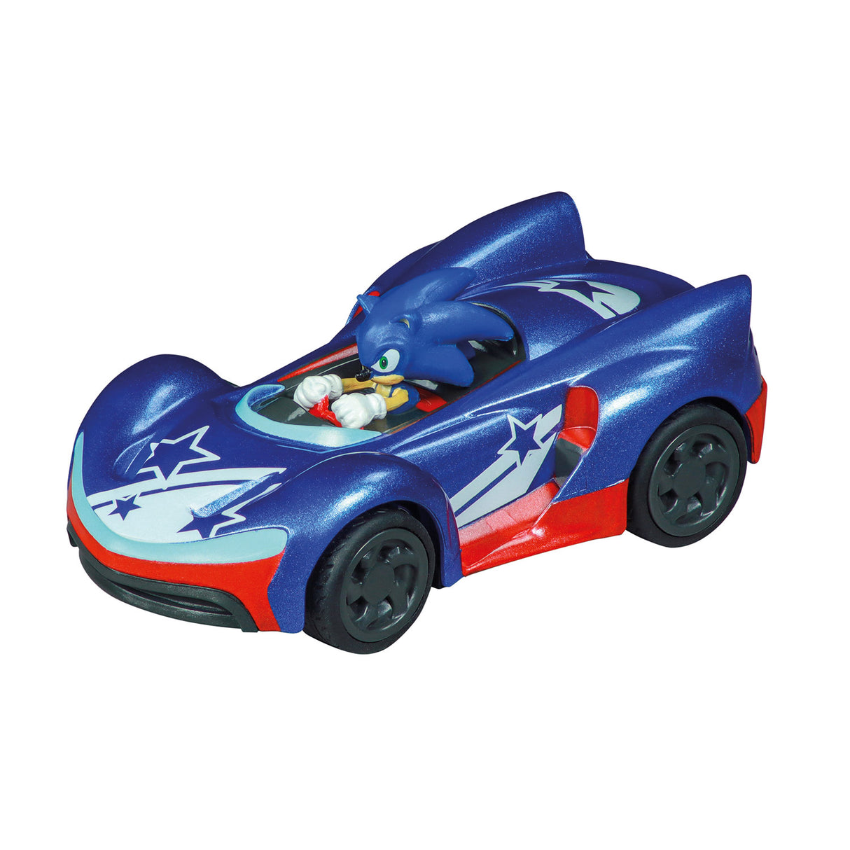 Carrera Pull Back Car Team Sonic Racing - Bleu