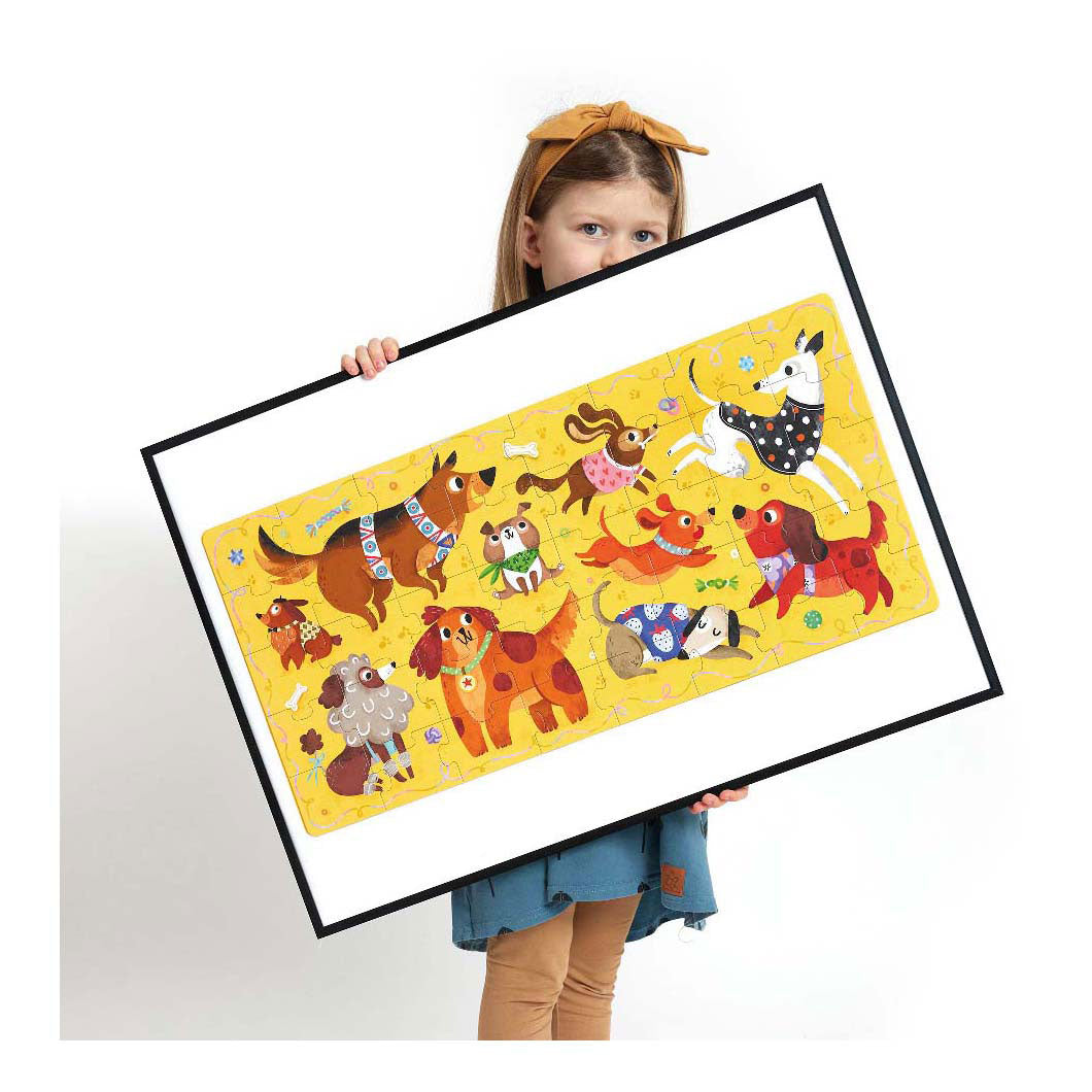 Panda banane - Puzzle J'aime les chiens - 60 pcs.