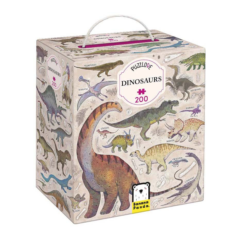Panda banane - dinosaures puzzlove - 200 pcs.
