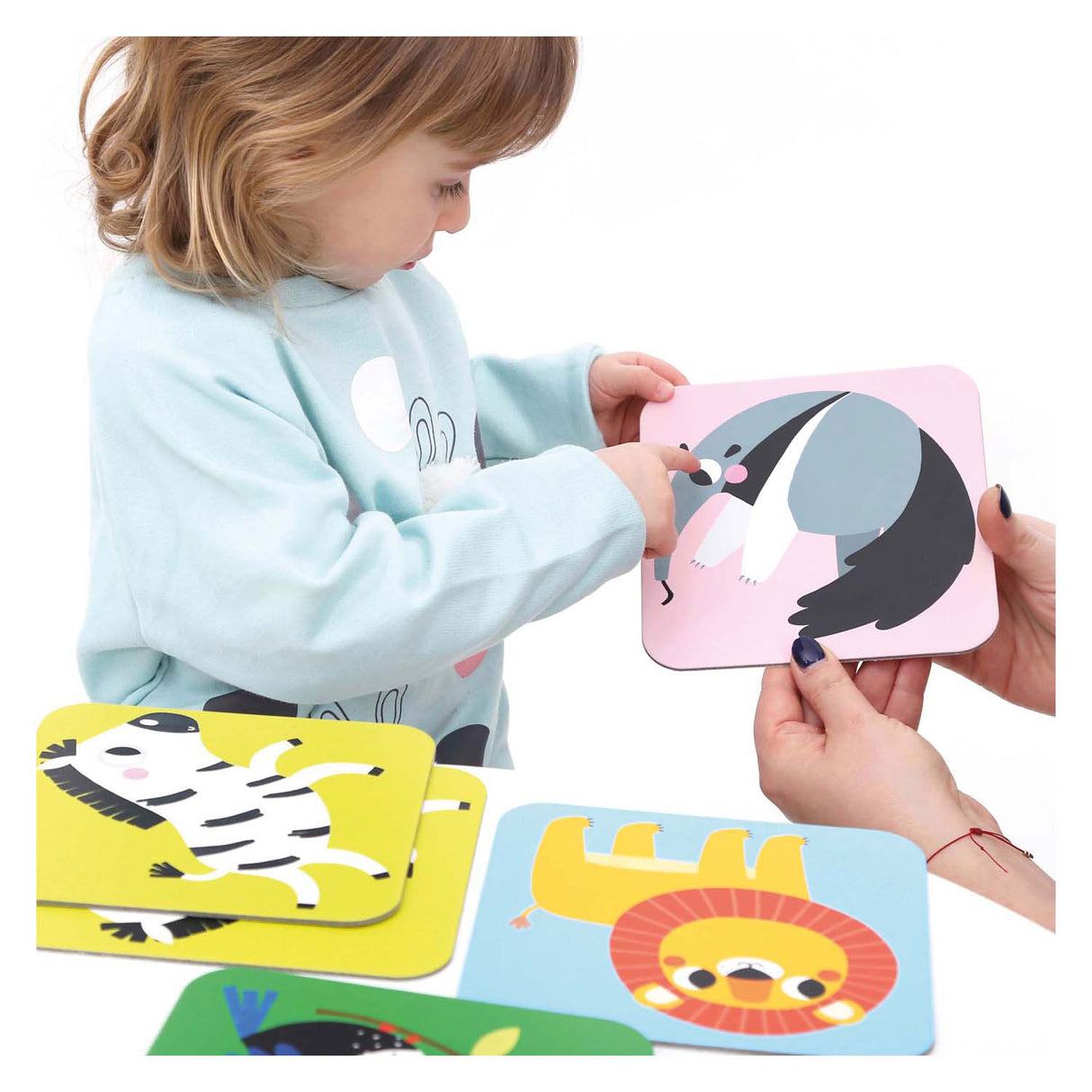 Panda banane - grand jeu de mémoire animaux sauvages - 24 pcs.