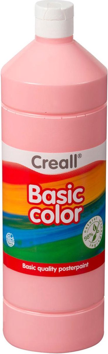 Peinture scolaire Creall rose, 1 litre
