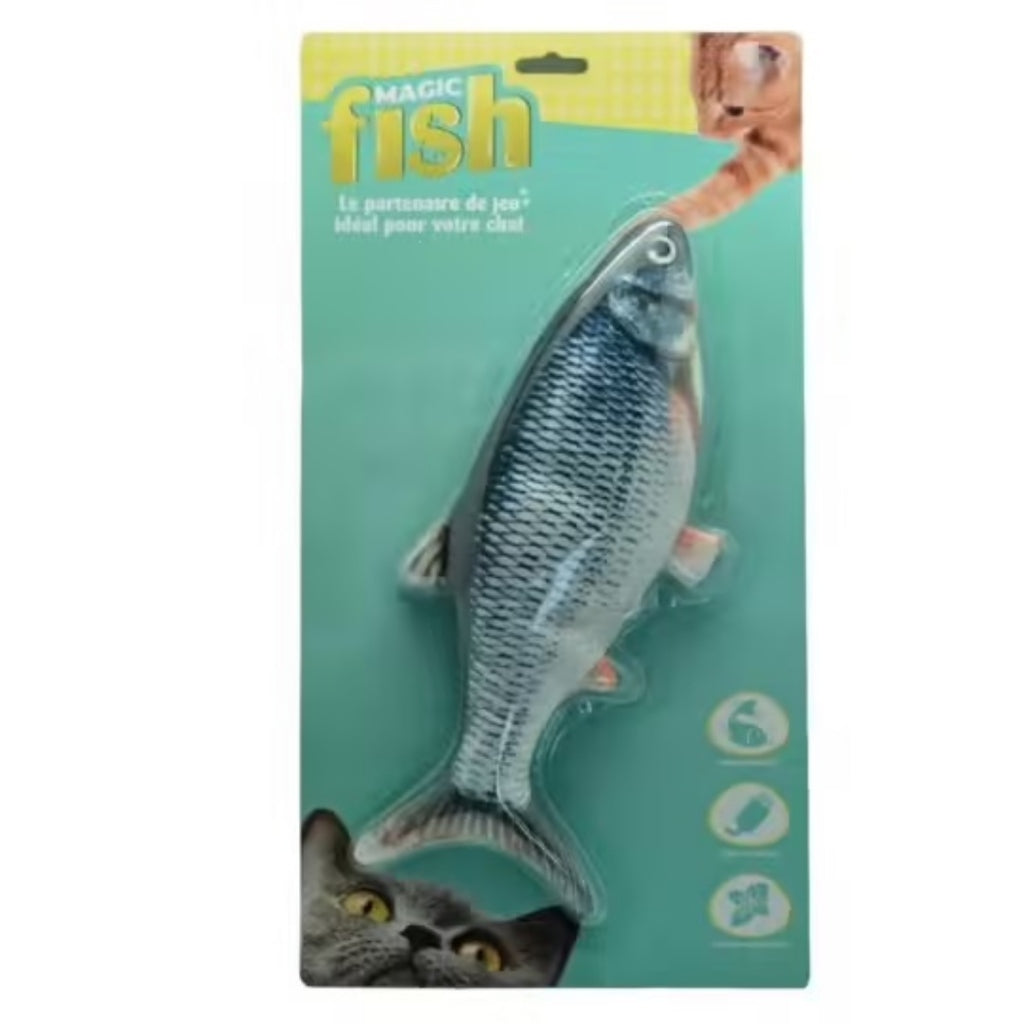 Jouet pour chat poisson magique de base