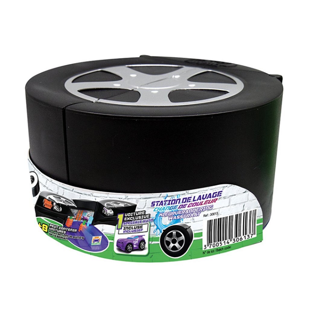 Jouets de base splash micro roues lavage de voiture ou arrêt au stand avec véhicule