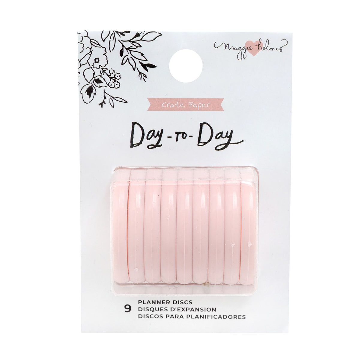 Crate paper • day-to-day planner discs medium blush