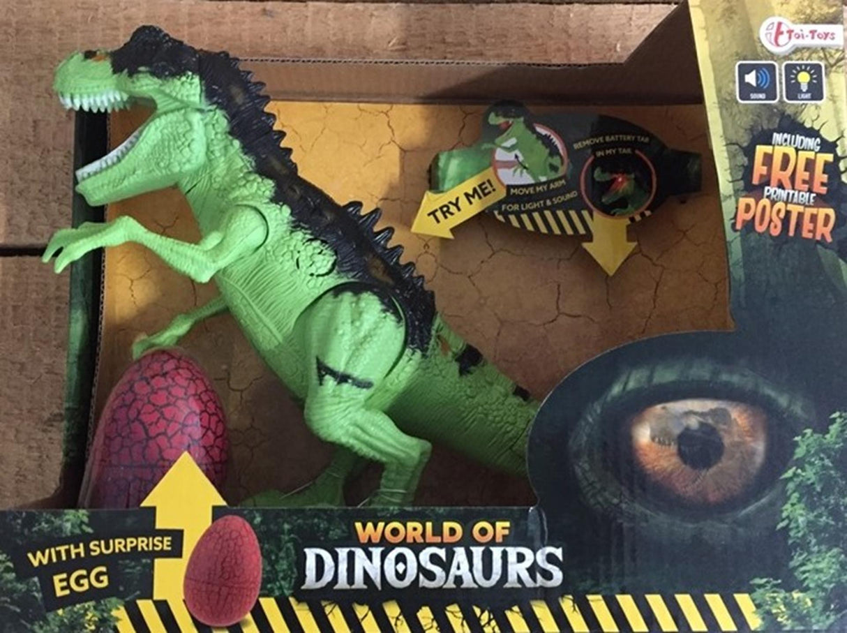 Monde des Dinosaures Monde des Dinosaures avec Son et Vert Oeuf