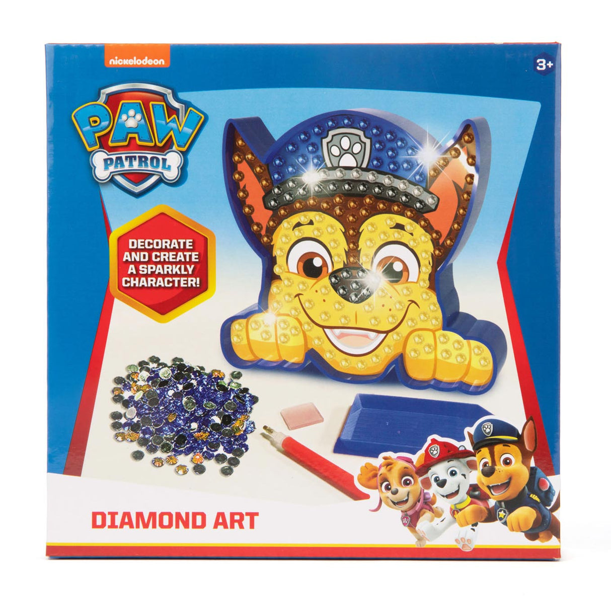 Art de peinture au diamant de patrouille de patte de Sambro - chasse