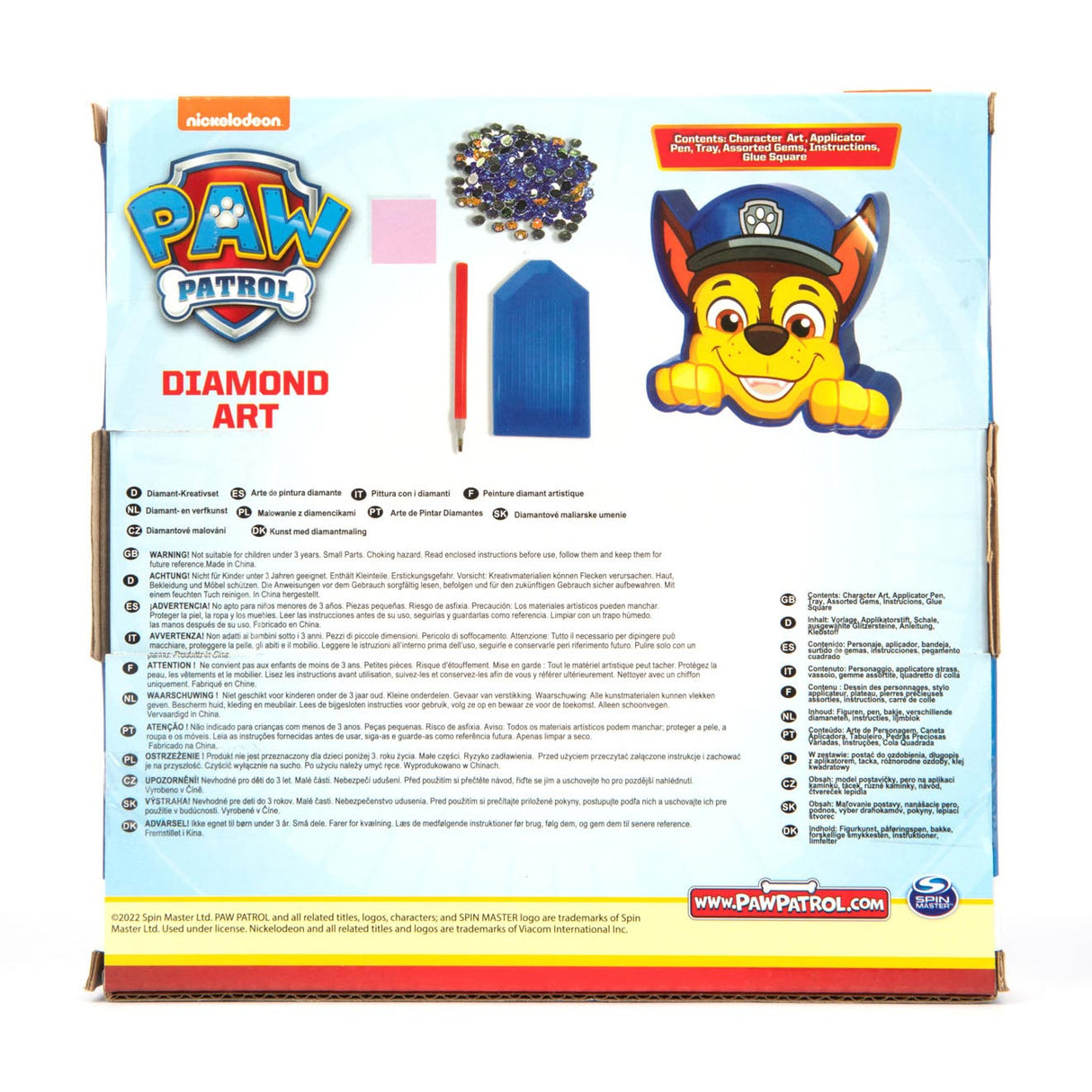 Art de peinture au diamant de patrouille de patte de Sambro - chasse