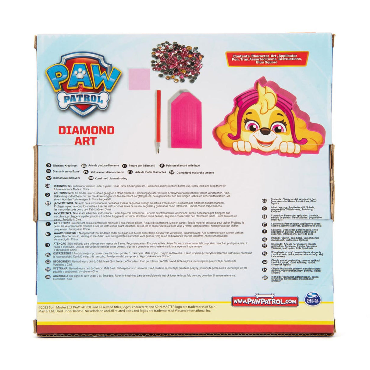Sambro – ensemble de peinture diamant Paw Patrol Skye, jouets créatifs.