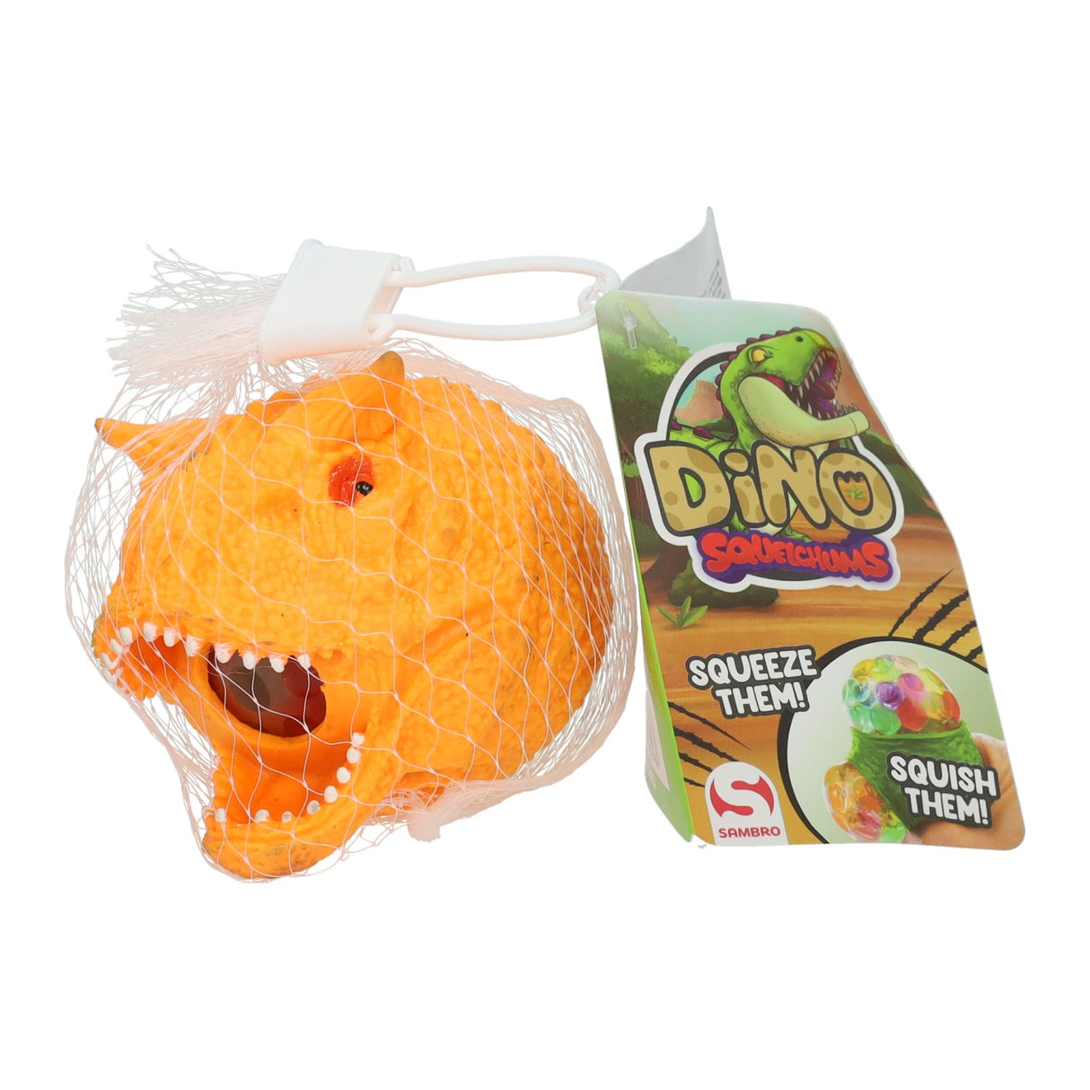 Boule à presser dinosaure, 5 cm
