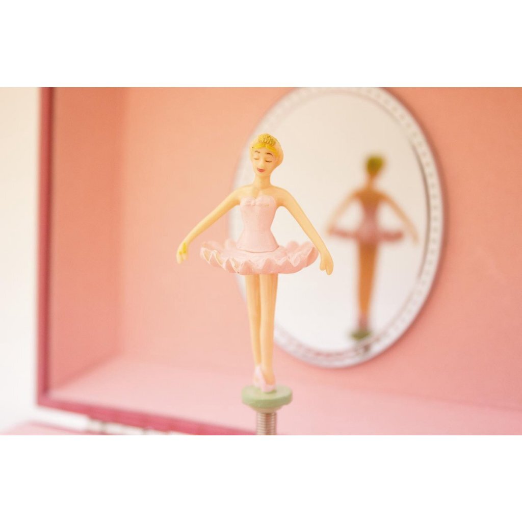 Boîte à bijoux Ulysse à musique avec ballerine parasol rose