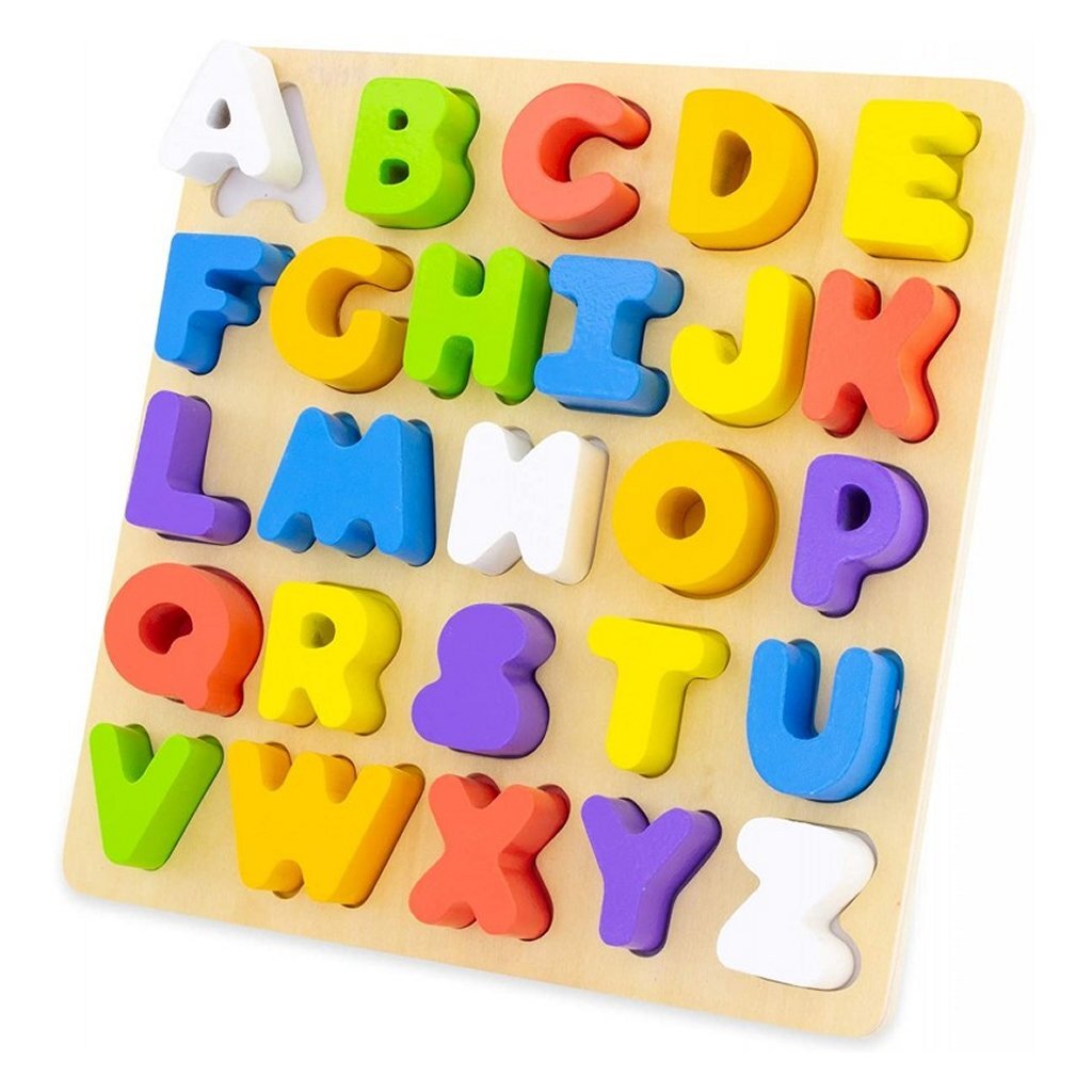 Puzzle alphabet en bois Ulysse 26 pièces