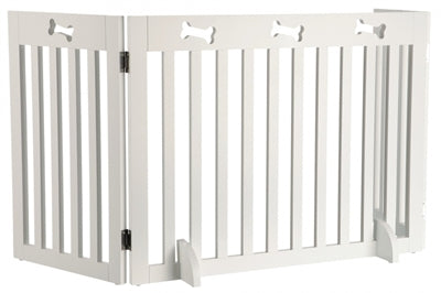Trixie barrière de fermeture pour chien blanc 3 panneaux