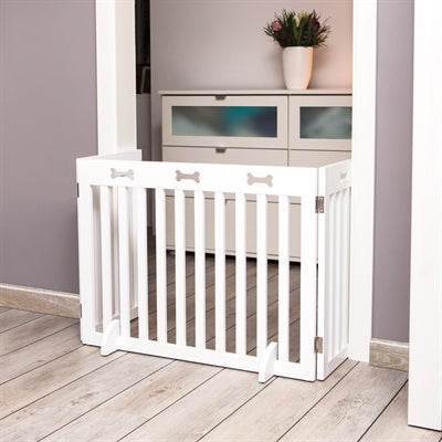 Trixie barrière de fermeture pour chien blanc 3 panneaux