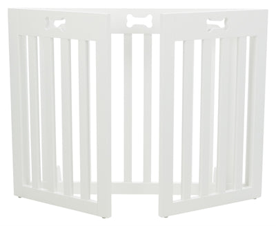 Trixie barrière de fermeture pour chien blanc 3 panneaux