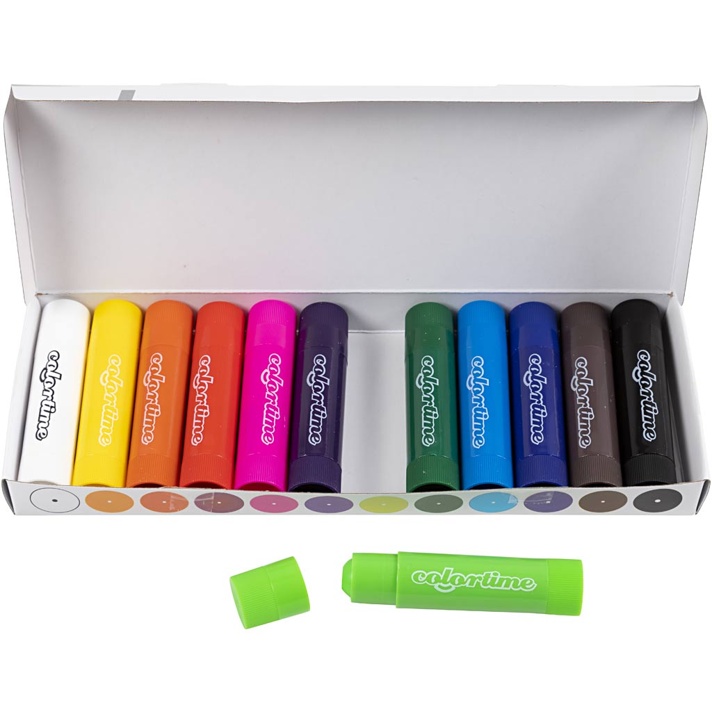Creativ Company Soft Color Stick Calk Color, 12st.