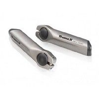 TranzX Tranzx jd-897 embouts de guidon aluminium argent 95 mm