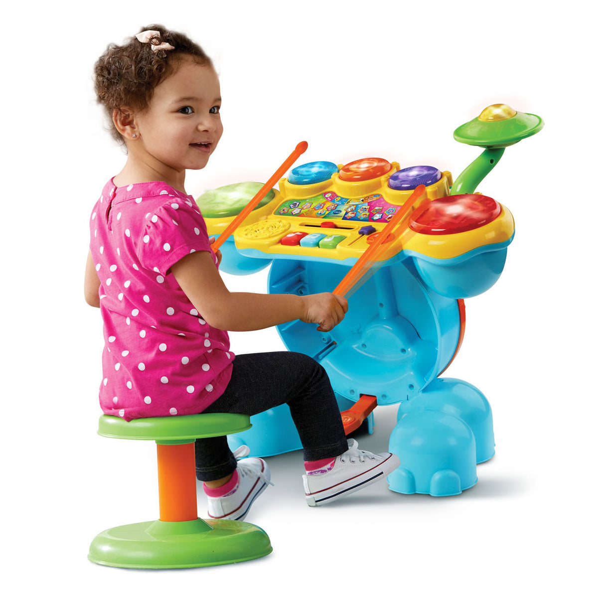 Vtech en cuir tambour bleu junior