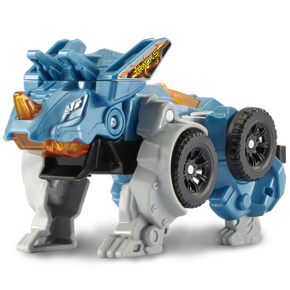 Vtech switch go dinos - le feu suit les tricératops - dinosaure jouet pour enfants - figurine de jeu robot interactive - à partir de 4 ans