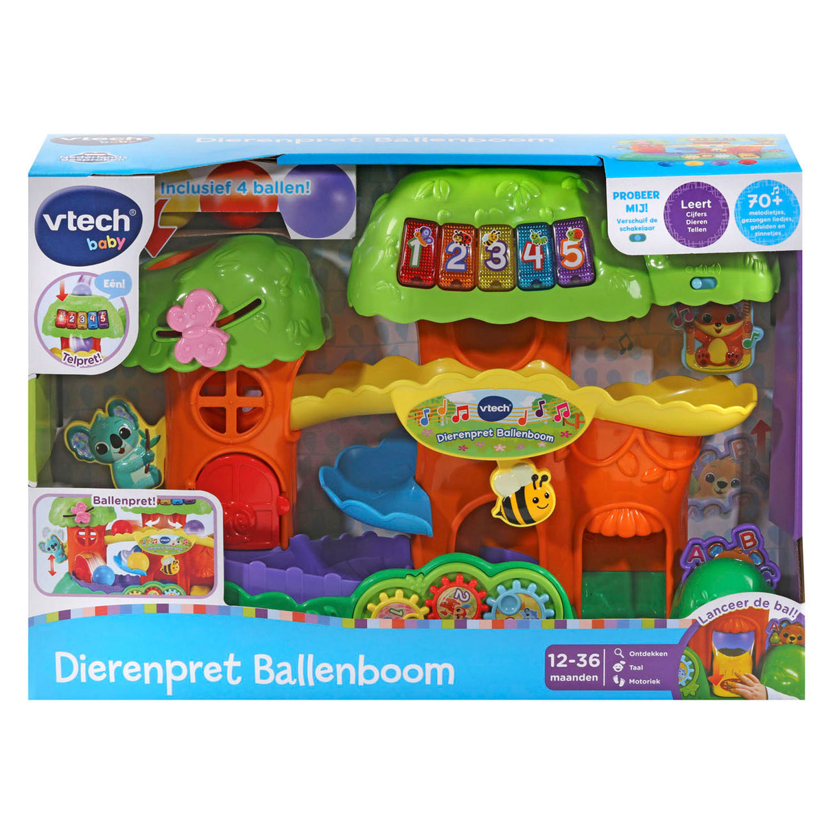 Arbre à boules amusant avec animaux Vtech